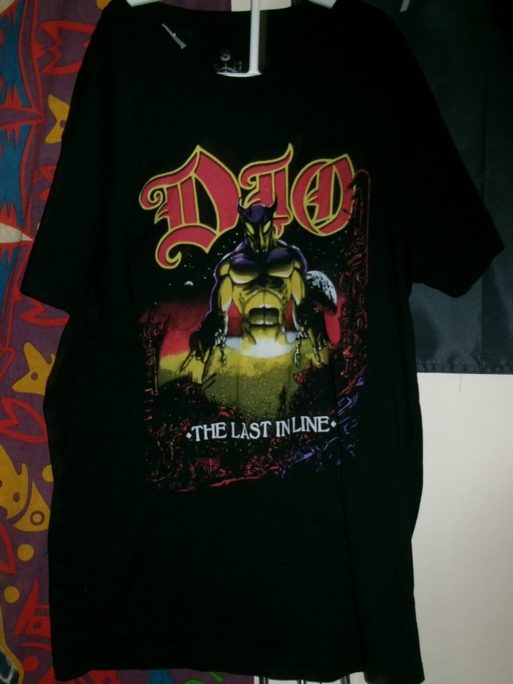 dio the last in line s unisex near mint tee - hard rock black sabbath rainbow
